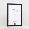Effetto cornice in legno Profilo 2210 nero 30x45 cm Vetro Museo