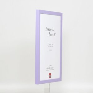Cornice in legno Top Cube 30x45 cm vetro museale lilla