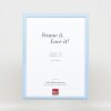 Effetto cornice in legno Profilo 32 blu 30x45 cm Vetro Museo