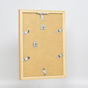 Cornice in legno effetto Top N betulla 30x45 cm vetro museale