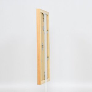 Cornice in legno effetto Top N betulla 30x45 cm vetro museale