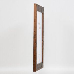Cornice in legno effetto 2400 marrone 30x45 cm vetro museo