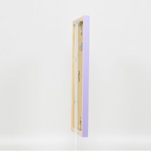 Struttura in legno Top Cube 30,5x91,5 cm lilla vetro normale