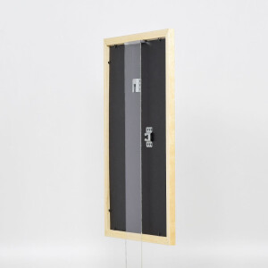 Telaio effetto legno profilo 2210 naturale 30,5x91,5 cm vetro antiriflesso