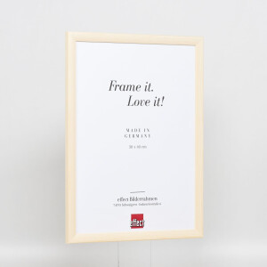 Telaio in legno effetto profilo 89 bianco 30,5x91,5 cm vetro acrilico