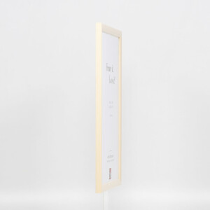 Telaio in legno effetto profilo 89 bianco 30,5x91,5 cm vetro acrilico