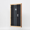 Telaio in legno effetto profilo 89 marrone scuro 30,5x91,5 cm vetro acrilico
