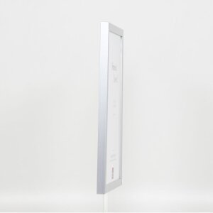 Struttura in legno Top Cube 30,5x91,5 cm vetro acrilico argento