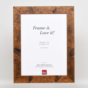 Effetto cornice in legno 2400 marrone 30,5x91,5 cm Vetro antiriflesso