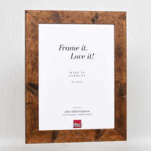 Effetto cornice in legno 2400 marrone 30,5x91,5 cm Vetro antiriflesso