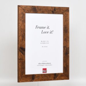 Effetto cornice in legno 2400 marrone 30,5x91,5 cm Vetro antiriflesso
