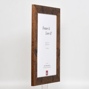 Effetto cornice in legno 2400 marrone 30,5x91,5 cm Vetro antiriflesso