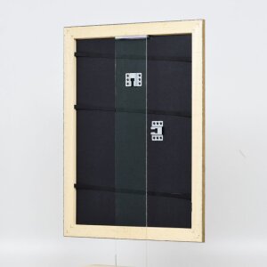 Cornice in legno effetto profilo 94 oro 30,5x91,5 cm vetro acrilico