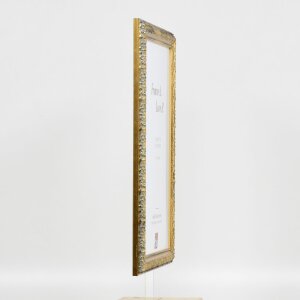 Cornice in legno effetto profilo 94 oro 30,5x91,5 cm vetro acrilico