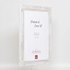 Cornice in legno massiccio effetto 2240 bianco 30,5x91,5 cm vetro antiriflesso