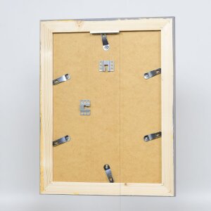 Cornice in legno massiccio effetto 2240 grigio 30,5x91,5 cm vetro antiriflesso