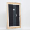 Telaio effetto legno profilo 95 argento 30,5x91,5 cm vetro antiriflesso