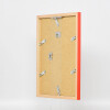 Struttura in legno Top Cube 30,5x91,5 cm vetro rosso da museo