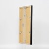 Cornice in legno effetto profilo 33 nero 30,5x91,5 cm vetro museale