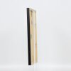 Cornice in legno effetto profilo 33 nero 30,5x91,5 cm vetro museale