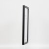 Cornice in legno effetto profilo 33 nero 30,5x91,5 cm vetro museale