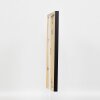 Cornice in legno effetto profilo 33 nero 30,5x91,5 cm vetro museale