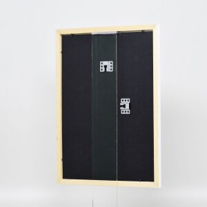 Telaio effetto legno profilo 2210 bianco 35x100 cm vetro normale