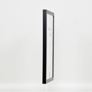 Telaio in legno Top Cube 35x100 cm nero vetro normale