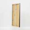 Struttura in legno Top Cube 35x100 cm vetro museale platino