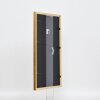 Effetto Telaio in legno massiccio Profilo 22 marrone-oro 35x50 cm Vetro acrilico