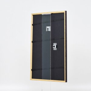 Telaio in legno effetto profilo 23 marrone chiaro 35x50 cm vetro antiriflesso