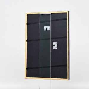 Telaio in legno effetto profilo 23 marrone chiaro 35x50 cm vetro antiriflesso