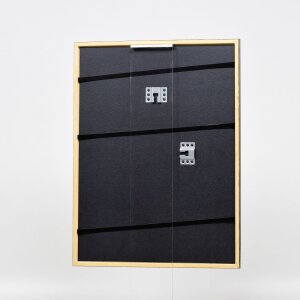 Telaio in legno effetto profilo 23 marrone chiaro 35x50 cm vetro antiriflesso