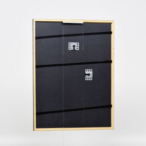 Telaio in legno effetto profilo 23 marrone chiaro 35x50 cm vetro antiriflesso