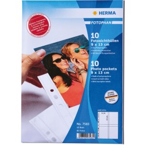 buste trasparenti in photophane herma 9x13cm altezza...