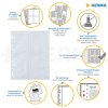 buste trasparenti in photophane herma 9x13cm altezza bianco 10 buste