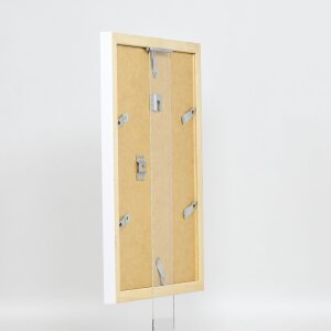 Effetto cornice in legno Top N bianco 35x50 cm Vetro normale