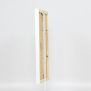 Effetto cornice in legno Top N bianco 35x50 cm Vetro normale