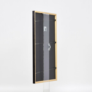 Effetto cornice in legno profilo 23 noce marrone 35x50 cm vetro acrilico