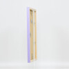 Struttura in legno Top Cube 35x50 cm vetro antiriflesso lilla