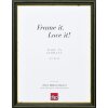 Telaio effetto legno profilo 21 verde 35x50 cm vetro antiriflesso