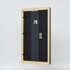 Telaio effetto legno profilo 21 verde 35x50 cm vetro antiriflesso