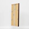 Telaio effetto legno profilo 33 wengé 35x50 cm vetro antiriflesso