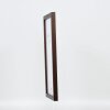 Telaio effetto legno profilo 33 wengé 35x50 cm vetro antiriflesso