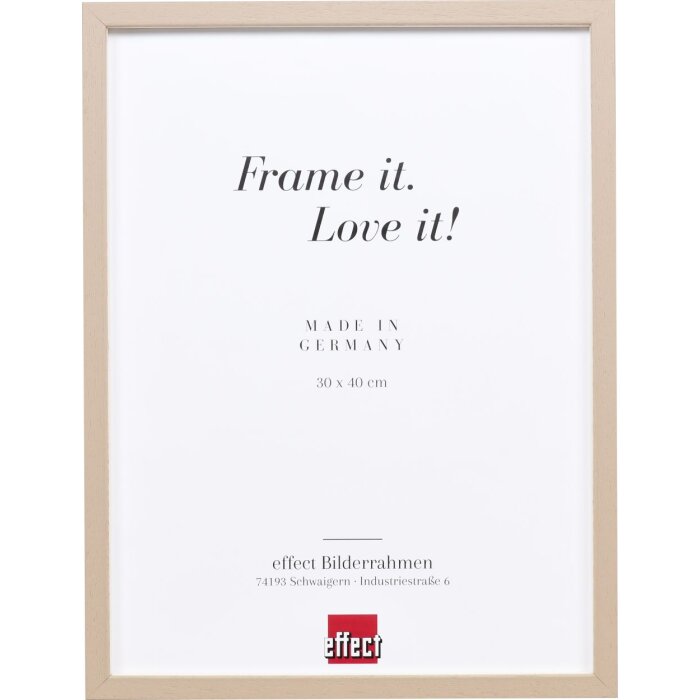 Telaio in legno effetto Profilo 35 marrone chiaro 35x50 cm vetro normale + distanziale