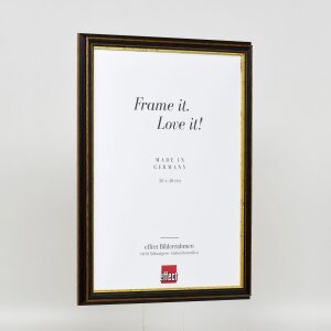 Telaio in legno effetto profilo 21 noce marrone 35x50 cm vetro acrilico