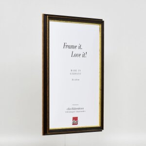 Telaio in legno effetto profilo 21 noce marrone 35x50 cm vetro acrilico