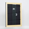 Effetto cornice in legno massiccio profilo 30 nero 35x50 cm vetro antiriflesso
