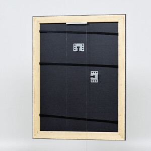 Telaio effetto legno profilo 94 nero 35x50 cm vetro normale