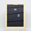Effetto cornice in legno massiccio profilo 30 nero 35x50 cm vetro acrilico